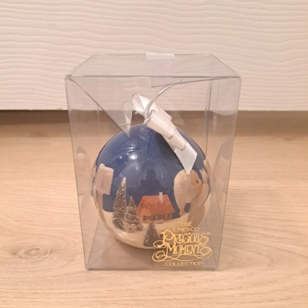 NEW The Enesco Precious Moments Collection Round Ornament 1992 Samuel J. Butcher
